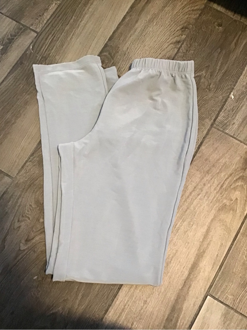 Susan Graver Light Gray Pull-On Trousers